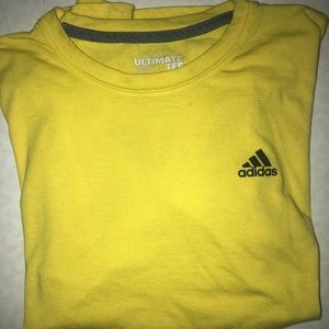 Yellow adidas dry fit shirt